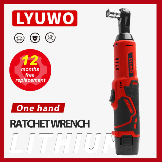 3/8 Rechargeable Electric , Ratchet Set, Angle Drill, Screwdriver Automobile Maintenance Tool