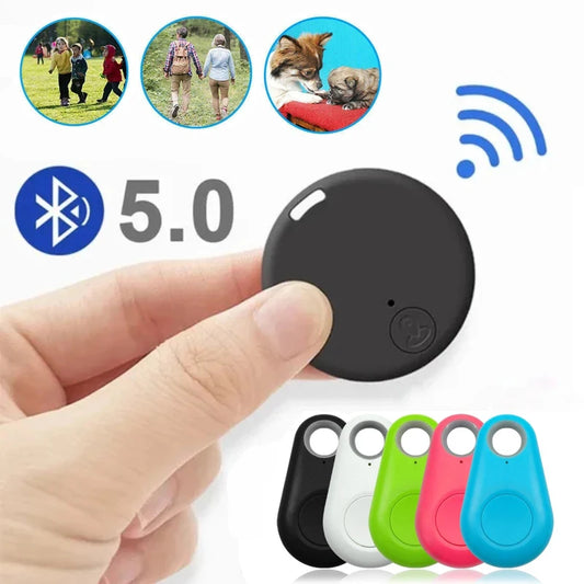 Mini GPS Mobile Bluetooth 5.0 Tracker Round Anti-Lost Device Pet Kids Bag Wallet Tracking Smart Locator