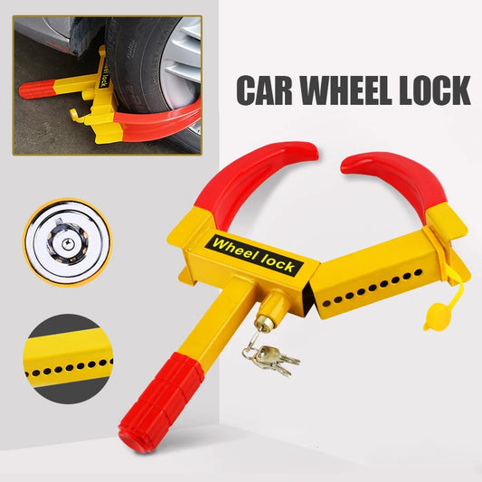 Car Wheel Clamp Boot Tire Tyre Claw Anti Theft Lock For Trailer Car Truck  RV Carts Boat Trailers Caravan