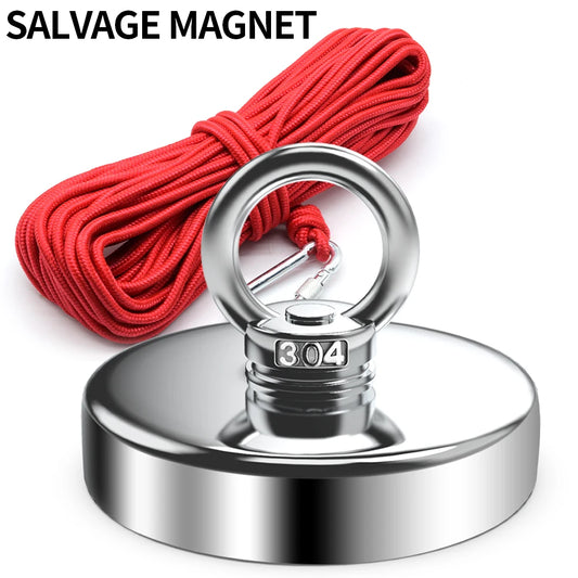 Heavy Duty Search Magnets Strong Neodymium Magnet Mounting with Ring Eyebolt